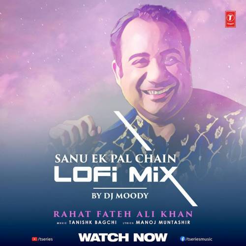 Sanu Ek Pal Chain (LoFi Mix) Poster