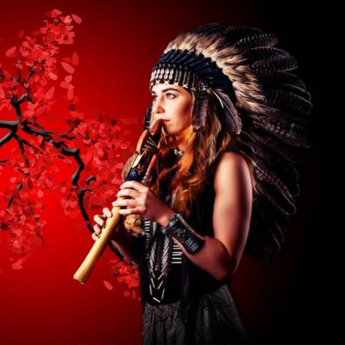 Native American Flute Music Poster