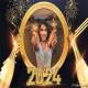 January 1 Happy New Year 2024 Status Video Poster